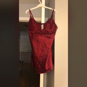 Deep red LaSenza Chemise. Size M